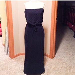 Black Strapless Maxi Dress *RESERVED FOR JMO4477*